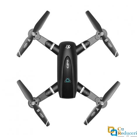 Drona CSJ S167 GPS 4K 5G, brate pliabile, wifi, buton de Return To Home, camera 1080P HD cu transmisie live pe telefon, capacitate baterie: 7.4V 1300 mAh, autonomie zbor ~ 20 de minute