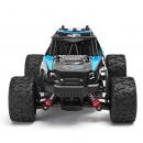 Masina cu telecomanda JJRC HS18312 albastra, 4x4, scara 1:18, viteza maxima 36 km/h, acumulator 7.4V 1200mAh, timp de utilizare ~20 min
