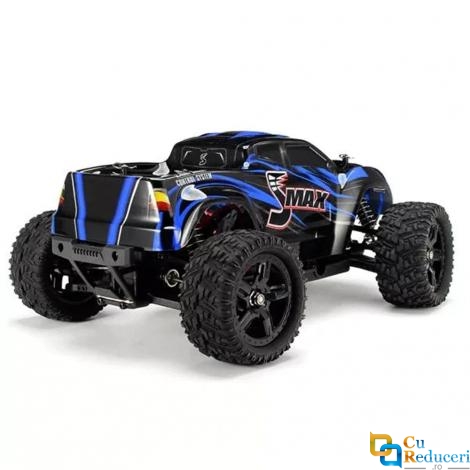 Masina cu telecomanda JJRC 1631 albastra, 4WD, 1:16, 2.4G, viteza maxima ~50 km/h, acumulator 7.4V 1500 mAh Li-Ion, autonomie ~25min