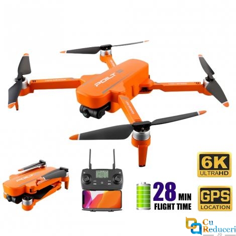 Drona profesionala JJRC X17 6K 5G GPS, camera 6K ESC HD, GPS Follow Me, buton de Return To Home, stabilizator 2 axe, baterie 11.1V 2850 mAh, autonomie zbor ~ 28 de minute