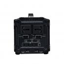 Generator portabil compatibil cu panou solar, putere 500W, capacitatea bateriei 3.2V 144Ah 460Wh, DC12V AC 220-204V, 3 moduri incarcare, iesire USB: 5V x 4, 11 mufe de iesire, negru  