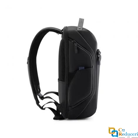 Rucsac multifunctional, Kingsons, compatibil cu laptop 15.6 inch si tableta de 12.9 inch, impermeabil, port USB, antifurt, rezistent la socuri, suport ochelari, buzunar impermeabil, negru 