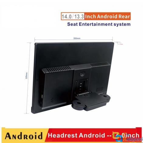 Monitor pentru tetiera de 14.0/13.3 inch RAM 2 GB, ROM 32 GB, 4K 16:9 HD, suporta intare HDMI, suporta intare/iesire AV, Android 11, display IPS 1920x1080 P full HD, procesor CORTEX A53 8 core