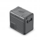 Lada frigorifica portabila, cu compresor, zona dubla de racire, cablu alimentare 12/24V si 220V, capacitate 55 litri, 60W, neagra