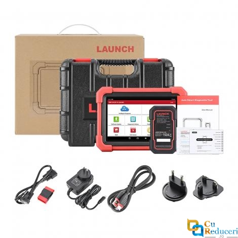 Tester Auto Profesional, Launch CRP919X BT, OBD II Scanner, Display 7 inch, Android 10.0, 4GB RAM + 64GB Stocare, Codare ECU, Bidirectional control, Diagnoza Multimarca, 31+ Functii Speciale, baterie 6300 mAh, 2 ani actualizare gratuita