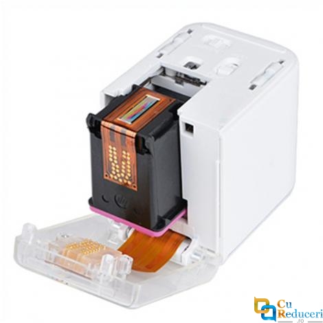 Imprimanta de mana portabila, color, imprimare logo, coduri de bare, date de expirare, coduri QR, compatibila pe suprafete multiple, cerneala cu uscare rapida, cartus color, dimensiune imprimare 1-14.2 mm
