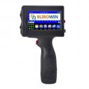 Imprimanta de mana portabila tip pistol BLIROWIN<sup>®</sup> cu touchscreen, imprimare logo, coduri de bare, date de expirare, coduri QR, compatibila pe suprafete multiple, cerneala cu uscare rapida, cartus negru lucios, dimensiune imprimare 2-25.4 mm