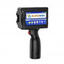 Imprimanta de mana portabila tip pistol BLIROWIN<sup>®</sup> cu touchscreen, imprimare logo, coduri de bare, date de expirare, coduri QR, compatibila pe suprafete multiple, cerneala cu uscare rapida, cartus negru lucios, dimensiune imprimare 2-25.4 mm