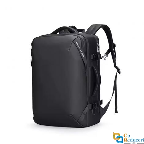 Rucsac/Ghiozdan multifunctional, Mark Ryden, spate cu plasa ergonomica, respirabila si ventilata, compatibil cu laptop 17.3 inch si tableta 12.9 inch, 27L, port USB si micro USB, impermeabil, antifurt, negru