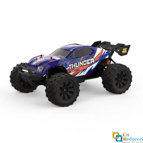 Masina cu telecomanda JIUSI MT14R 4WD, 1:14, motor fara perii 2845 3600 KV, 2.4G, viteza maxima 80km/h, acumulator 11.1V 2200 mAh 3S 35C, autonomie ~26 min