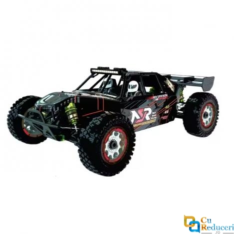 Masina cu Telecomanda Profesionala NSR 5XL-E 1:5 Rosie - 4x4 Off Road, Motor Puternic, 80 km/h, Baterie LiPo 7000mAh 4S + Incarcator SKYRC, Complet Echipata Gata de Joaca
