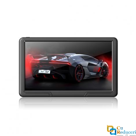 Navigator GPS 905, 9 inch cu touch screen, memorie 16GB, cache 256M, rezolutie 800 x 480 pixeli, capacitate baterie 2500 mah, harti IGO/Navitel, harta Europei + actualizari pe viata a hartilor